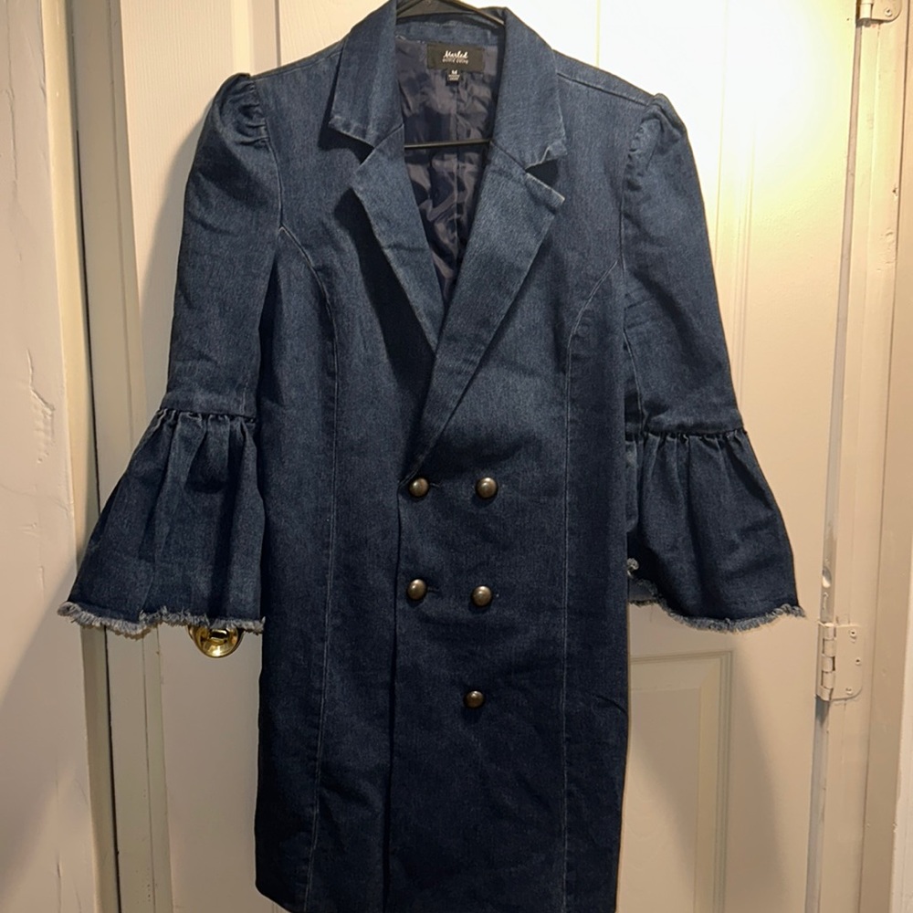 Olivia Culpo Jean Blazer Dress